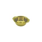 Vice 23CM GOLD PASLANMAZ METAL SEPET SÜZGEÇ KENDİNDEN KULPLU (4457)
