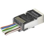 Vice Avm CAT6E Ez RJ45 Metal Konnektör 100 Adet Plastik Kutu - Siyah ND2418105327 Tg-V
