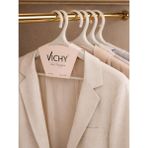 Vichy 5’li Kaymaz Pantolon & Etek Askısı 40 cm – Krem Renk Çok Amaçlı Dolap Düzenleyici VCH-7017 - Bej