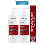 Vichy Dercos Energisant 2x400 ml Saç Dökülmesine Karşı Etkili Şampuan