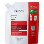 Vichy Dercos Energy+ Saç Dökülme Karşıtı Şampuan, Yeniden Dolum Paketi, 400 ml