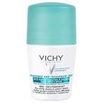 Vichy Hassas Ciltler İçin İz Bırakmayan Terleme Karşıtı Roll-On Deodorant 50 ml – Uzun Süreli Etkili Koruma - 140 ml