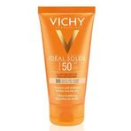 Vichy Ideal Soleil 50 Faktör Yaşlanma Karşıtı Karma-Yağlı Ciltler İçin Renksiz Yüz Güneş Koruyucu Krem