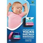 Vicks Babybalm 50 gr Aloe Vera Özlü Nemlendirici Bebek Kremi Dermatolojik Test Edilmiş