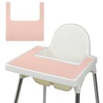 Vicloon Mama Sandalyesi Servis Altlığı, Silikon Mama Sandalyesi Minderi Silikon Servis Altlığı Tasarımı, IKEA Antilop Mama Sandalyesi için, BPA İçermez, Temizlemesi Kolay, Küçük Çocuklar ve Bebekler