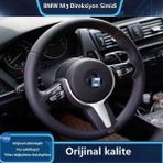 Victor Bmw F-Serisi M3 Direksiyon simidi montajı / Eski model yeni modele yükseltildi / Deri / İç mekan modifikasyonu / Tahribatsız montaj / Kollu direksiyon simidi / Hava yastığı - Siyah
