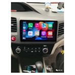 Victor Honda CIVIC Fb7 (2012-2015 Yıl) Android Sürüm 13 Multimedya Kablosuz Carplay Navigasyon 9 Inç Ekran 4G Ram+64GB Hafıza Çerçeveli ve arka görüş kameralı - Siyah