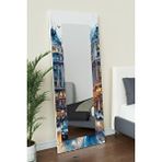 Victor Vallery City Lights Dekoratif Boy Aynası 150x60 Cm Beyaz
