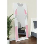 Victor Vallery Pink Desenli Dekoratif Boy Aynası 150x60 Cm