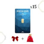 Victoria 15 Adet 1 gr 24 Ayar Altın ( Rekor )