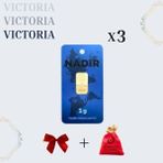 Victoria Gold 3 Adet 1 gr 24 Ayar (995) Altın (Nadir Yada Gar )