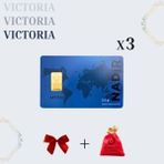 Victoria Gold 3 Adet 2,5 gr 24 Ayar 995 Altın ( Nadir yada Gar )