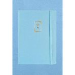 Victoria's Journals Bujo Keten A5 Lastikli 96 Yaprak Noktalı Açık Mavi Defter