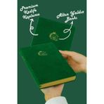 Victoria's Journals Bujo Kraft 96 Yaprak A5 150 gr Yeşil Noktalı Süet Defter