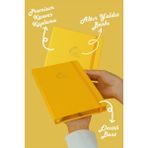 Victoria's Journals Bujo Sarı 96 Yaprak A5 160 gr Noktalı Keten Defter