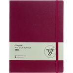 Victoria's Journals Classic 2026 Haftalık Ajanda A4 (19x25cm) Sert Kapak Ivory 100 gr. - Kırmızı