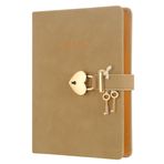 Victorias Journals Hush Kilitli Not Defteri 160 Yaprak Çizgili Bej 1335 13x18 cm