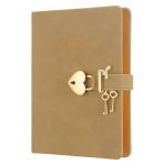Victoria's Journals Hush Kilitli Not Defteri 160 Yaprak Çizgili Bej 1335 13X18cm