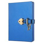 Victoria's Journals Hush Kilitli Not Defteri 160 Yaprak Çizgisiz Mavi 4402 13X18cm