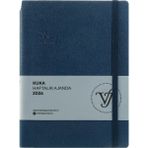 Victoria's Journals Kuka 2026 Haftalık Ajanda A5 (14X21CM) Esnek Kapak Ivory 80GR. - Mavi