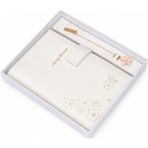 Victoria's Journals Kutulu 13X18 96 Yaprak Kitap Ayraçlı Çizgili Defter Ivory Kağıt 80 gr - Beyaz