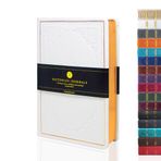 VICTORIA'S JOURNALS Leatherette Vintage Günlük Sert Kapak Astarlı Defter Eski Görünümlü Seyahat Cep Günlüğü, Mini B6 Boyut 15,5 cm x 11,7 cm