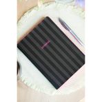 Victoria's Journals Smyth Art A5 Esnek Kapak Vegan Deri Defter – 192 Sayfa, 80 gr Ivory Kağıt, Renkli Kenar