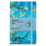 Victoria's Journals Vegan Art 2026 Haftalık Ajanda 13x21 cm Esnek Vegan Deri Kapak.