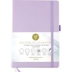 Victoria's Journals Venzi Classic 14x20 cm Pastel Mor Noktalı Defter