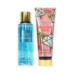 Victoria's Secret Aqua Kiss & Backstage Angel Vücut Losyonu Ve Spreyi 2'li Set