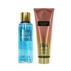 Victoria's Secret Aqua Kiss & Blush Vücut Losyonu Ve Spreyi 2'li Set