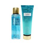 Victoria's Secret Aqua Kiss & Cool Oasis Vücut Losyonu Ve Spreyi 2'li Set