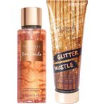 Victoria's Secret Bare Vanilla & Glitter Hustle Vücut Losyonu Ve Spreyi 2'li Set