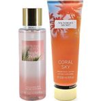 Victoria's Secret Bright Palm & Coral Sky Vücut Losyonu Ve Spreyi 2'li Set