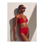 Victoria's Secret Büzgülü Dönüştürülebilir Bandeau Bikini Üstü