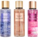 Victoria's Secret Midnight Bloom-Bare Vanilla-Pure Seduction Vucut Spreyi Uclu Set