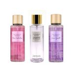 VICTORIA'S SECRET Pure Seduction-Lavender ve Vanilla-Love Spell Vücut Spreyi Üçlü Set