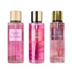 VICTORIA'S SECRET Pure Seduction-Romantic-Velvet Petals Vücut Spreyi Üçlü Set