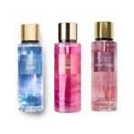 VICTORIA'S SECRET Rush-Romantic-Velvet Petals Vücut Spreyi Üçlü Set