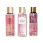VICTORIA'S SECRET Temptation-Pomegranate ve Lotus-Velvet Petals Vücut Spreyi Üçlü Set
