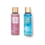 Victoria's Secret Vıctorıa's Secret Vücut Spreyi Velvet Petals ve Aqua Kiss İkili Set 250 ml Kadınlar İçin Ferahlatıcı Koku