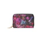 Victoria's Secret Victoria's Small Wallet With Zip Cüzdan - Siyah Floral
