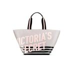 Victoria's Secret Vs Büyük Boy Logo Yazı Detaylı Gri Seyahat Çantası