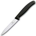 Victorinox 10 cm Sivri Ağızlı Siyah Soyma Bıçağı