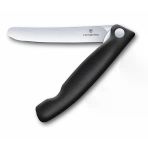 Victorinox 11Cm Katlanır Domates Bıçağı Siyah 6.7803.F