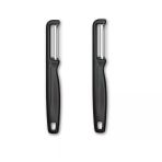 Victorinox (2 Adet) 6.0943.3 Iota Tırtıklı Kenar Çift Taraf Siyah Soyacak (7.6075)
