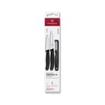 Victorinox 6.7113.33 Siyah Swiss Classic 3'lü Bıçak ve Soyacak Set