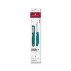 Victorinox 6.7114.21C1 Yeşil Swiss Classic 2'li Bıçak ve Soyacak Set