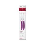 Victorinox 6.7795.2C1 Mor Swiss Classic 2'li 10 cm Soyma Bıçağı Set