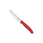 Victorinox 6.7831.C1 Swiss Classic 11 Cm Tırtıklı Domates Bıçağı - Kırmızı